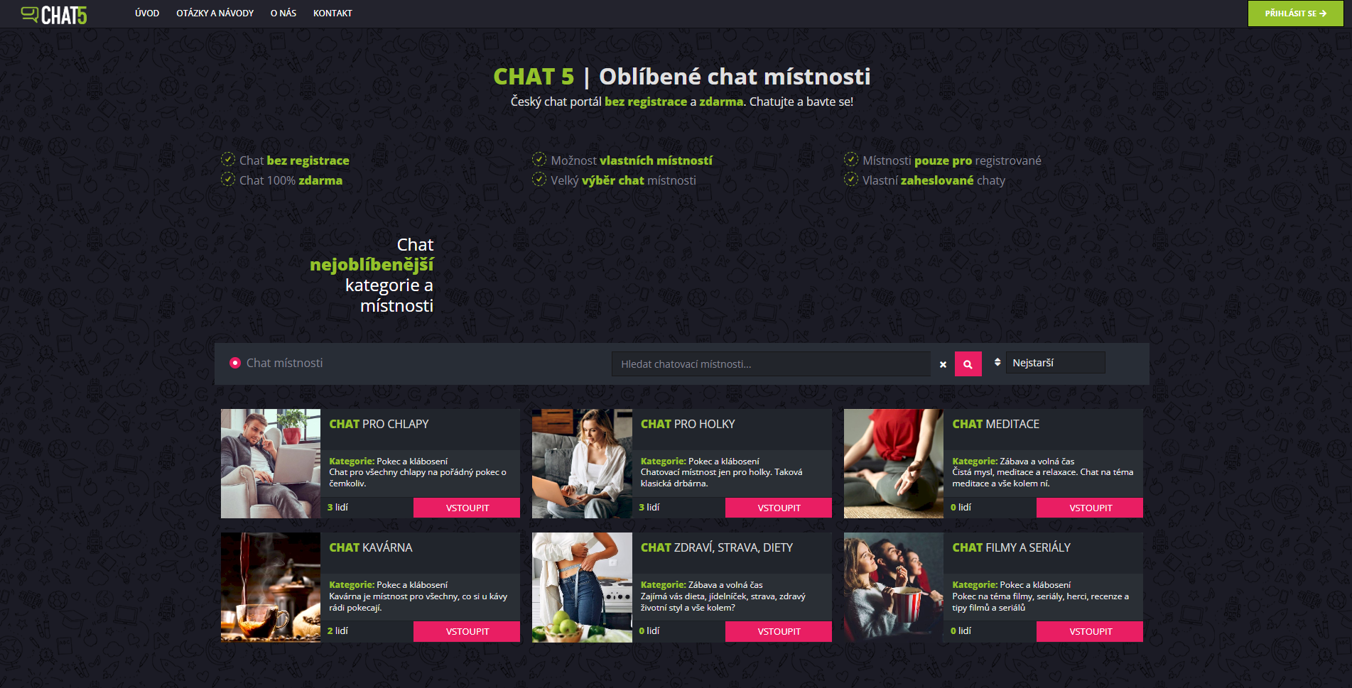 Chat5.cz - Chat pro lidi