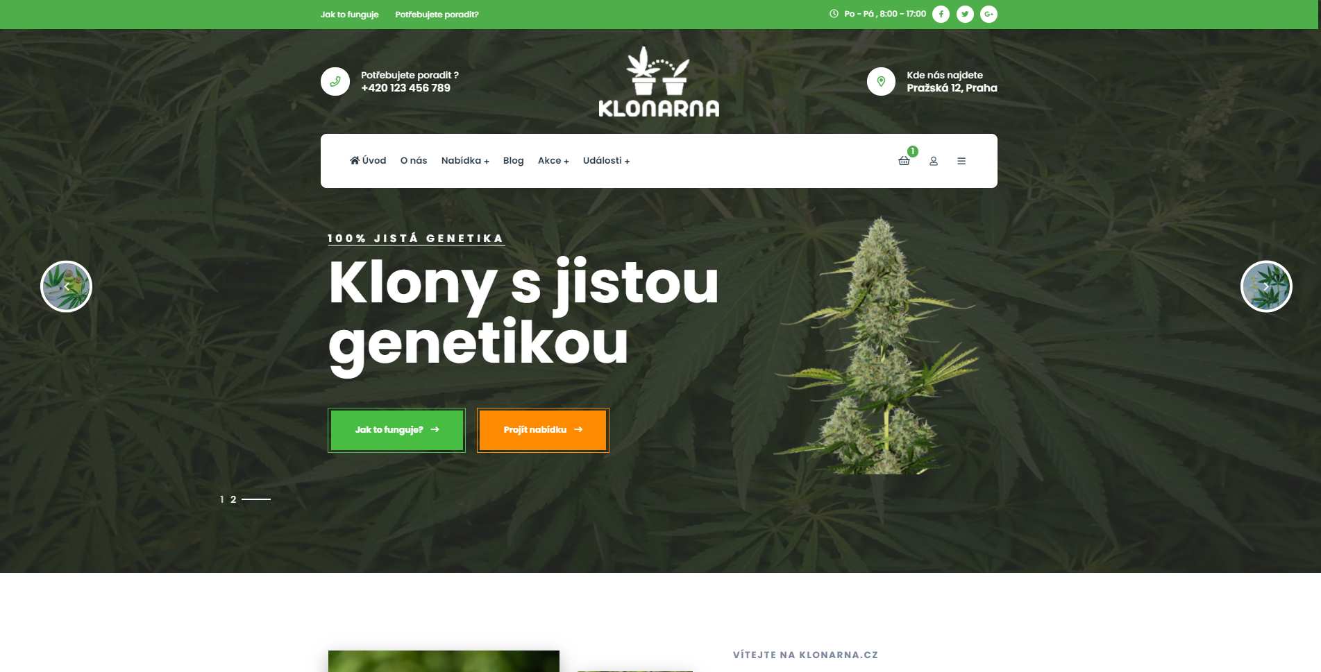 Klonárna.cz - Konopné klony